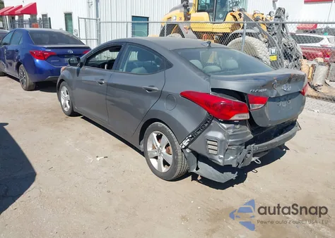 2013 Hyundai Elantra Gls from USA, damaged, VIN 5NPDH4AE5DH355881